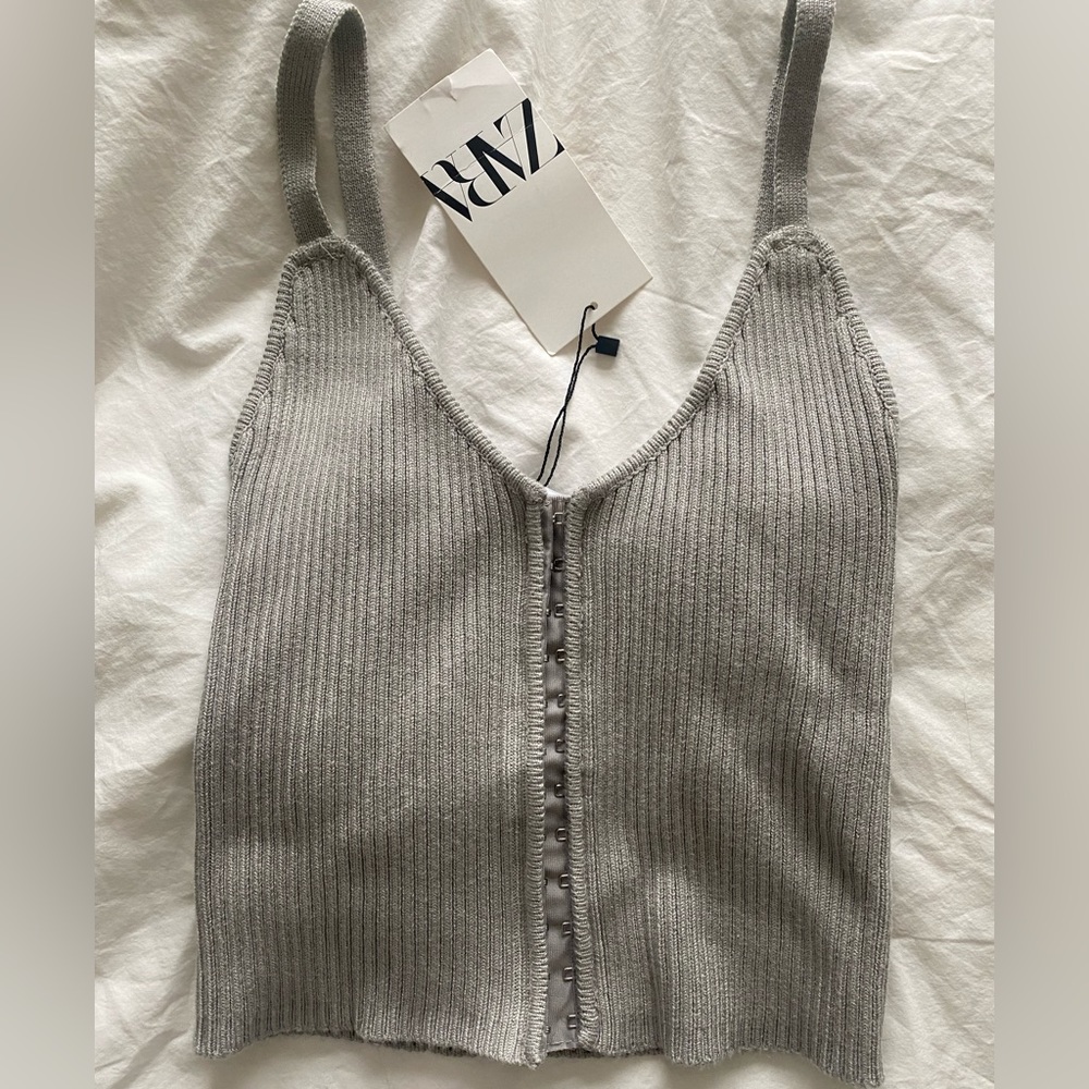 Zara Corset Knit Top